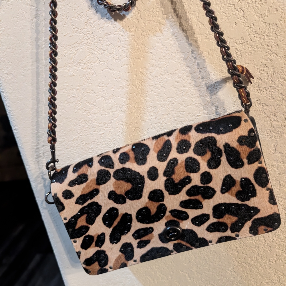 Leopard Print Crossbody Bag